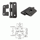 Medium Black Lift Off Hinges - Pack of 2